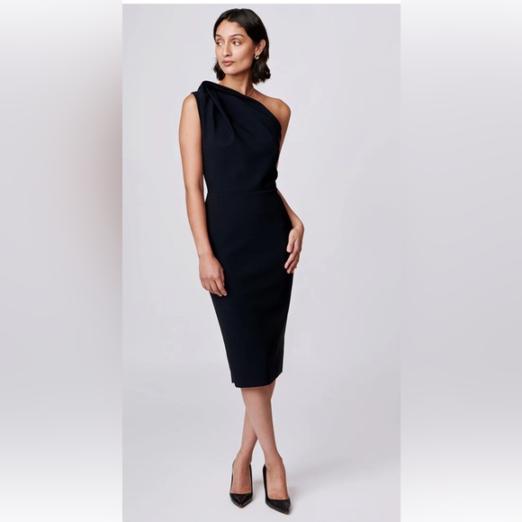 GRETA CONSTANTINE BLACK MIDI DRESS 🖤 - Picture 9 of 9